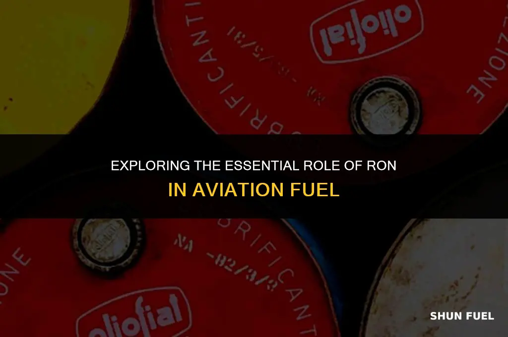 what ron is aviation fuel