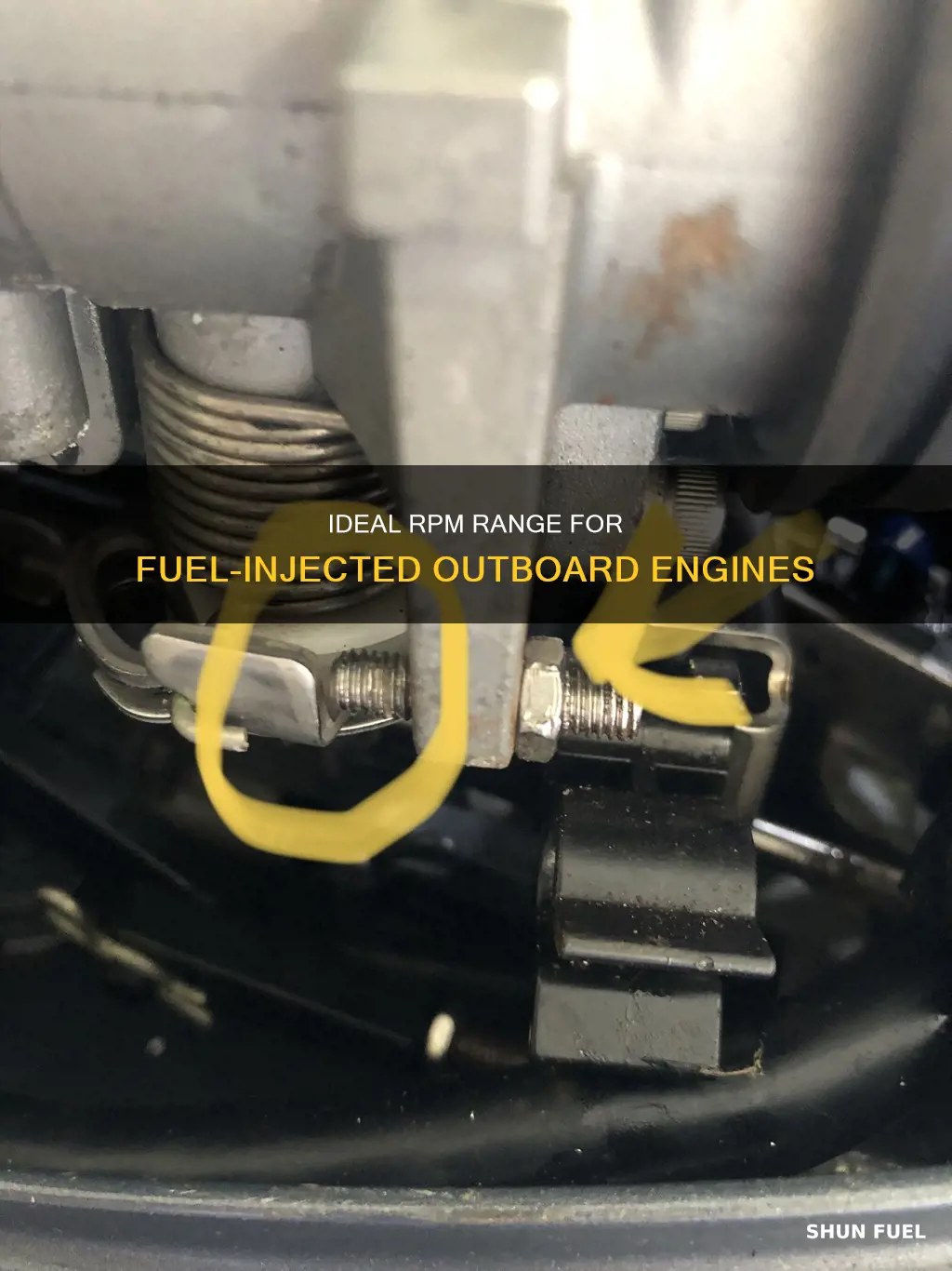 what rpm should my fuel injectored outboard idle at
