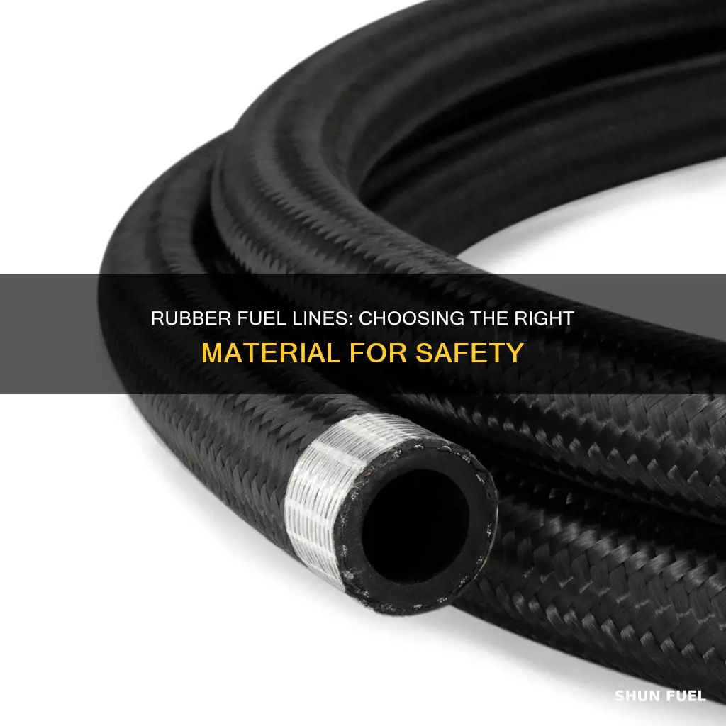 what rubber can you use for fuel line