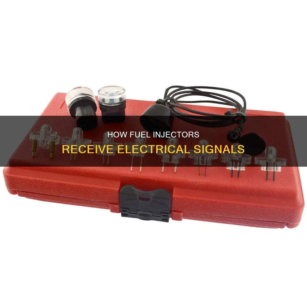 what sends electrical signal to fuel injectors