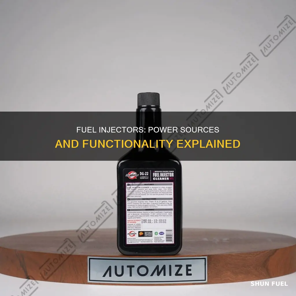what sends power to fuel injectors
