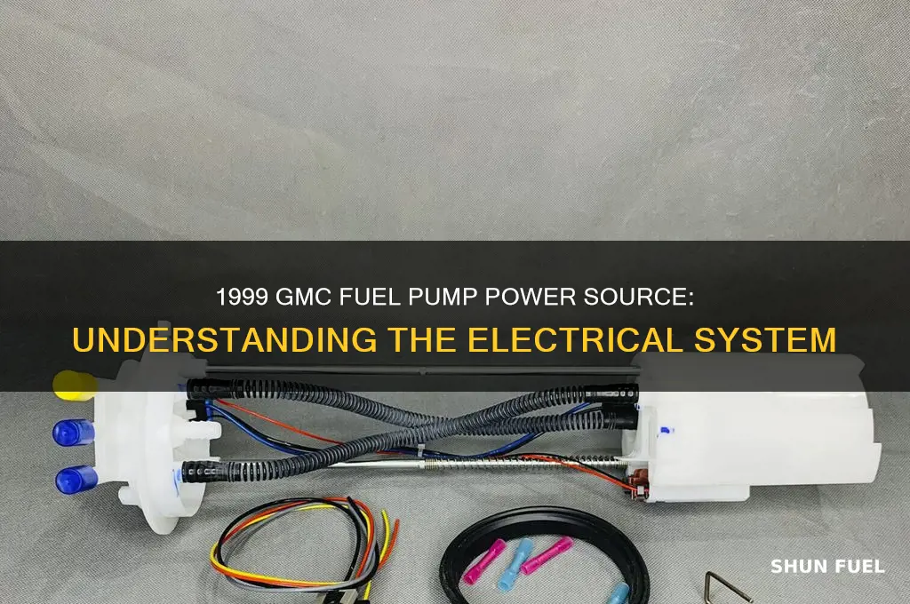 what sends power to the fuel pump on 1999 gmc