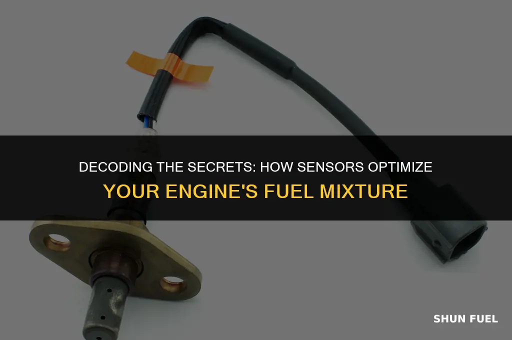 what sensors determine fuel mixture