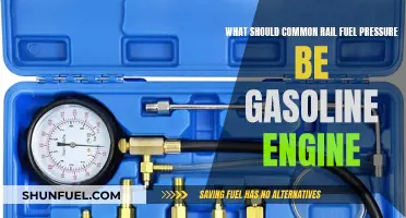 Ideal Common Rail Fuel Pressure for Gasoline Engines