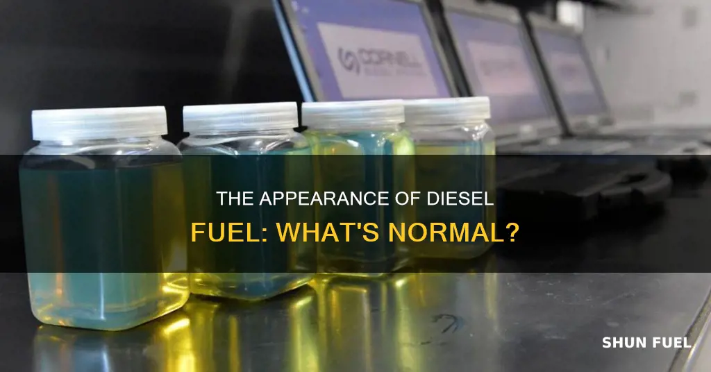 what should diesel fuel look like