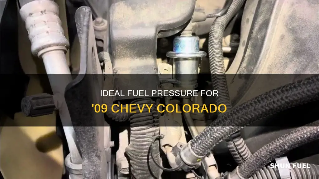 what should fuel pressure be for 09 chevy colorado