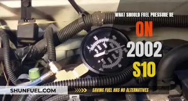 Ideal Fuel Pressure for 2002 S10 Performance