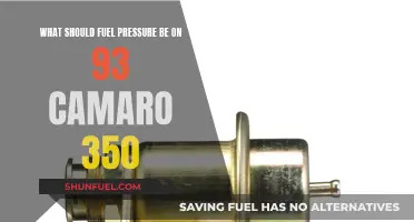 Ideal Fuel Pressure for 93 Camaro 350: What You Need to Know