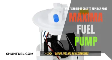 Fuel Pump Replacement: 2007 Maxima Cost Guide