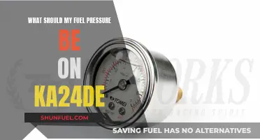 Fuel Pressure Fundamentals for KA24DE Engines