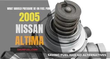 Fuel Pump Pressure: 2005 Nissan Altima Maintenance Guide