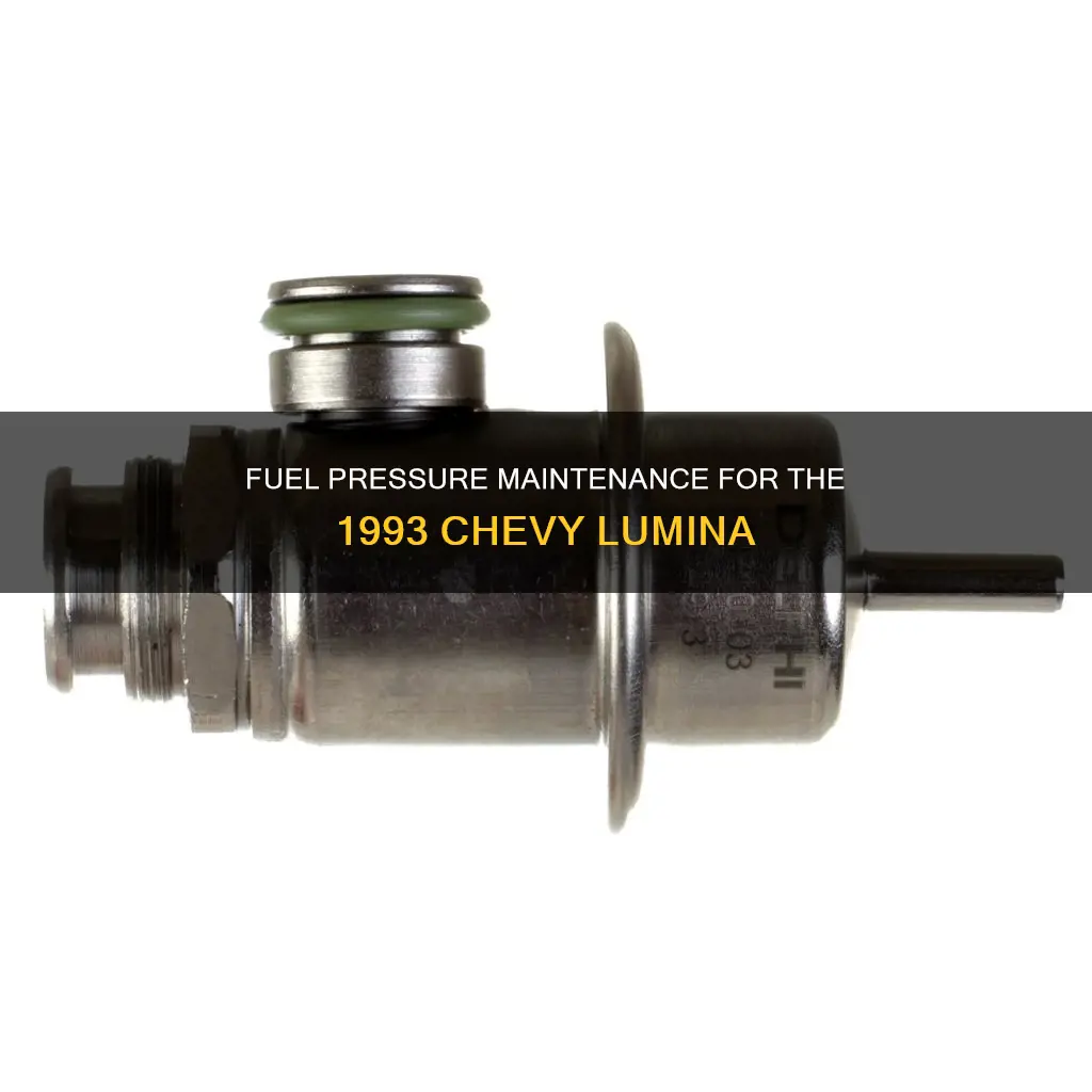 what should the fuel pressure be on 1993 cheby lumina