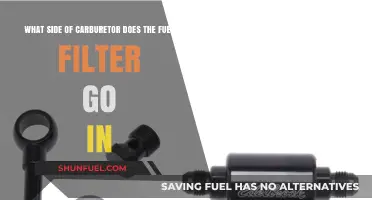 Fuel Filter Installation: Carburetor Fuel Filter Placement