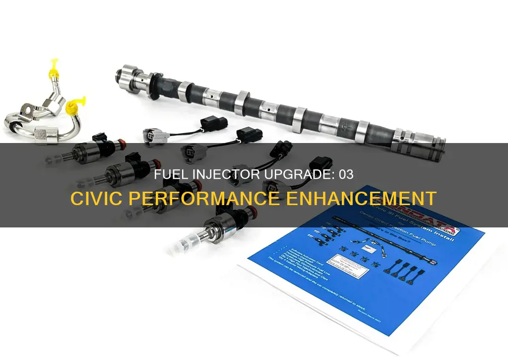 what sive fuel injectors for 03 civic