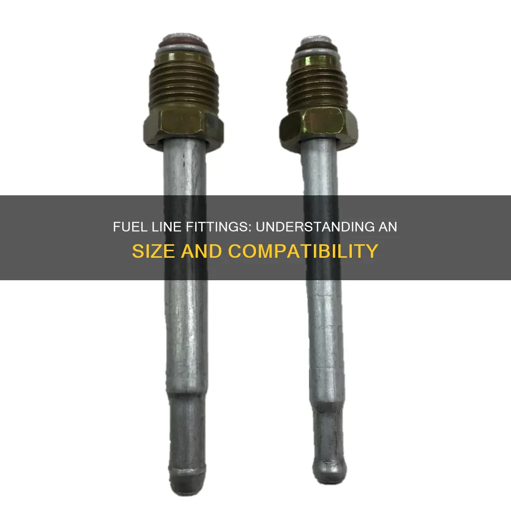 what size an fittings on fuel lines