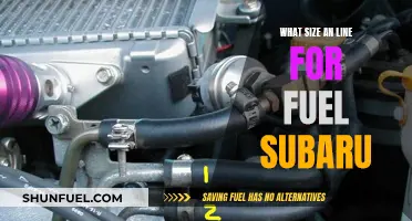 Fuel Line Size and Selection for Subaru Vehicles