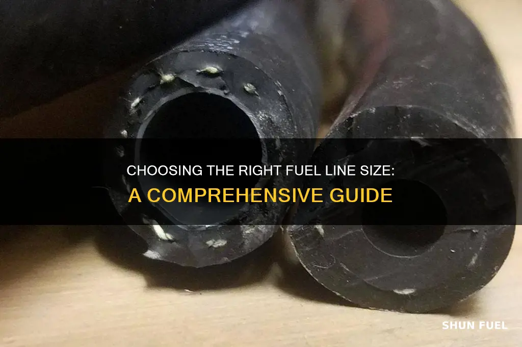 what size an should i use for fuel line