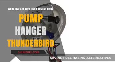 Thunderbird Fuel Line Sizes: Understanding the Pump Hanger Connections