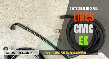 Fuel Line Sizing for the Civic EK: Stock Dimensions Explained