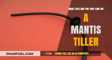 Fuel Line Dimensions: Unveiling the Mystery of Mantis Tiller Sizes