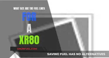 Fuel Line Sizing for the XR80: Understanding the Dimensions
