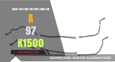 97 Chevy K1500 Fuel Line Sizes: A Guide