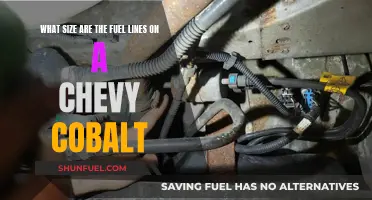 Cobalt Fuel Line Sizes: Understanding Chevy Cobalt Fuel Lines