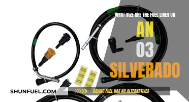 Fuel Line Size for a 2003 Silverado: All You Need to Know