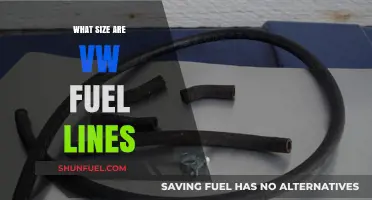 VW Fuel Line Sizes: A Comprehensive Guide