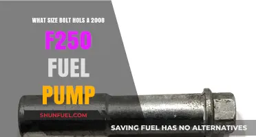 2008 F250 Fuel Pump Bolt Size: A Comprehensive Guide