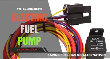 Choosing the Right Breaker Size for Your Electric Fuel Pump