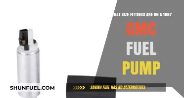 1997 GMC Fuel Pump Fittings Size Guide: What You Need to Know