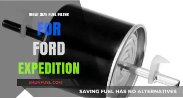 Ford Expedition Fuel Filter Sizing Guide