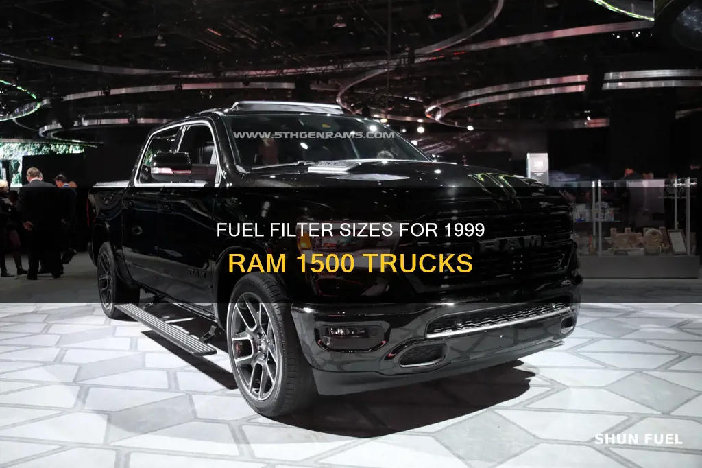 what size fuel filter is in a 1999 ram 1500