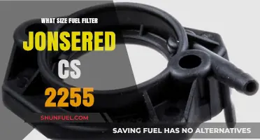 Fuel Filter Fit: Jonsered CS 2255 Sizing Guide