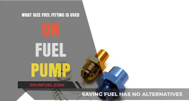 Fuel Pump Fitting Size Guide: What You Need to Know