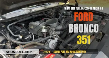 Fuel Injector Sizing: 94' Bronco 351 Edition