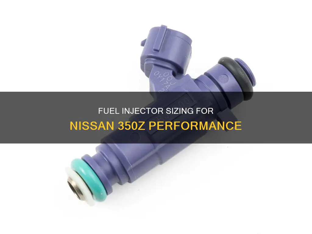 what size fuel injectors for a n a 350z