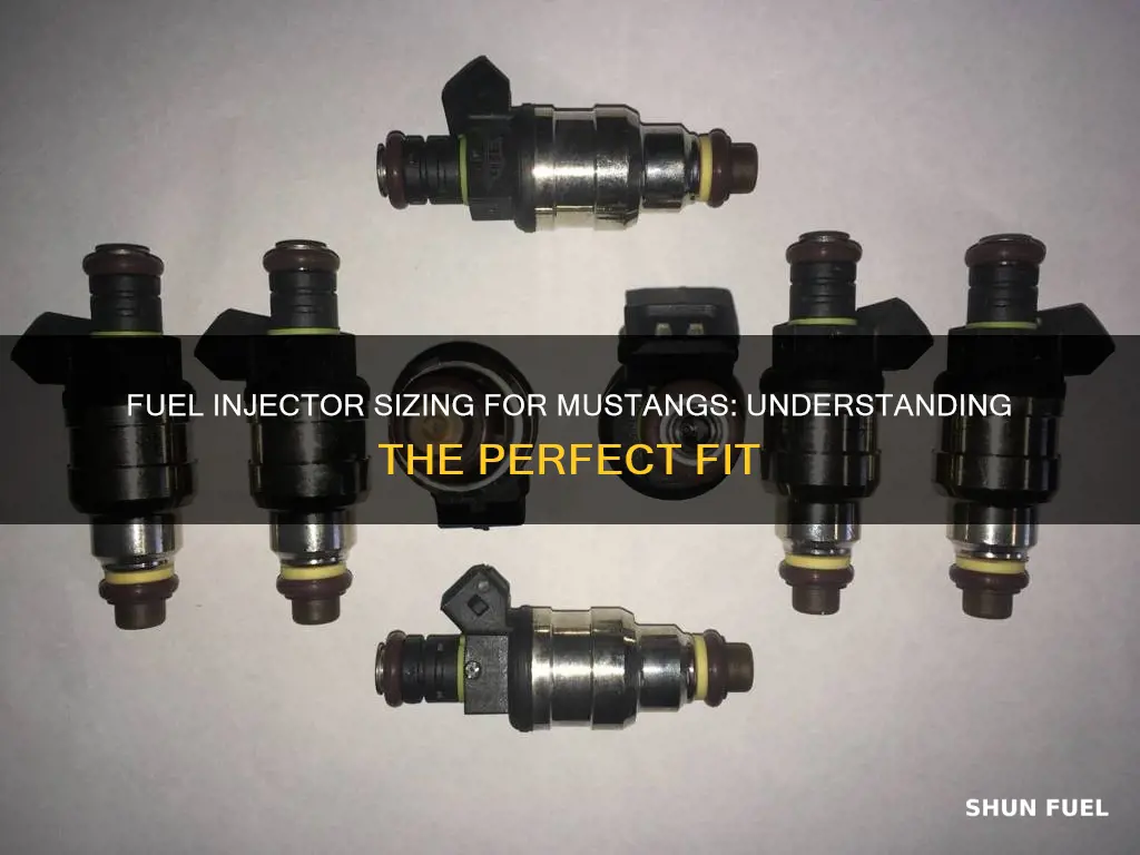 what size fuel injectors mustang