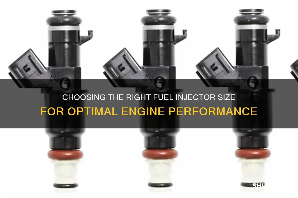 what size fuel injectors should i use