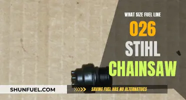 Best Fuel Line Size for Stihl 026 Chainsaw