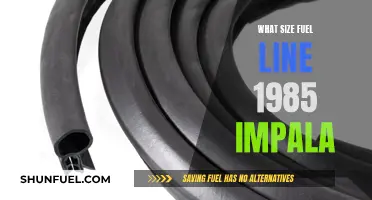 Fuel Line Size Guide for 1985 Impalas