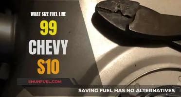 Fuel Line Size for Upgrading Your 99 Chevy S10