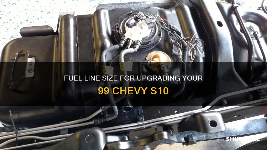 what size fuel line 99 chevy s10