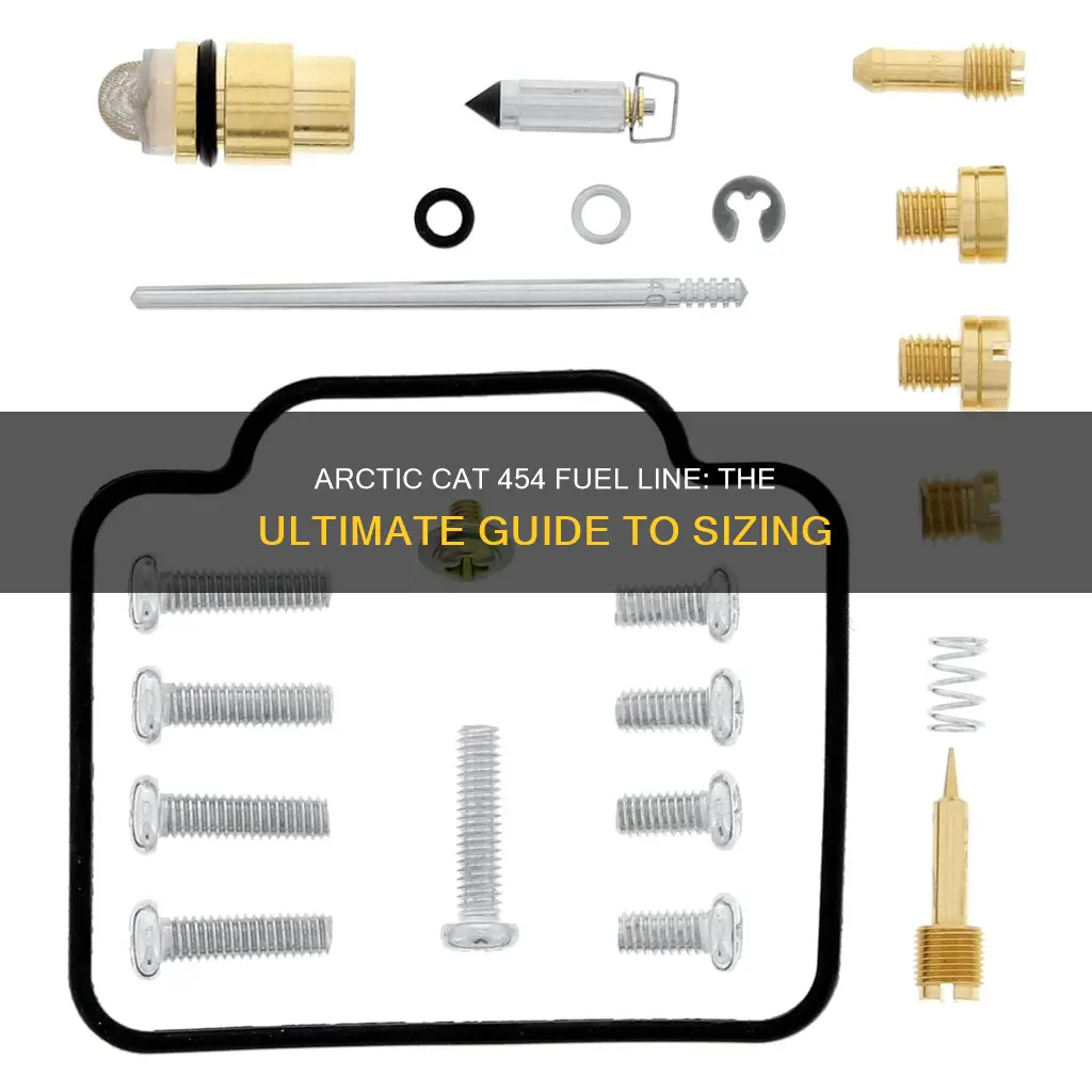 what size fuel line arctic cat 454