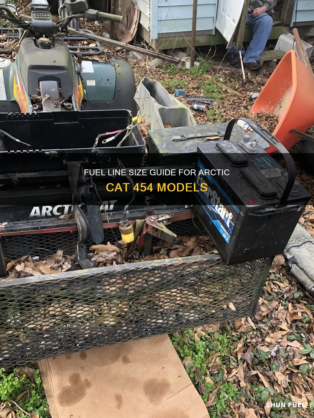 what size fuel line arctic cat 454
