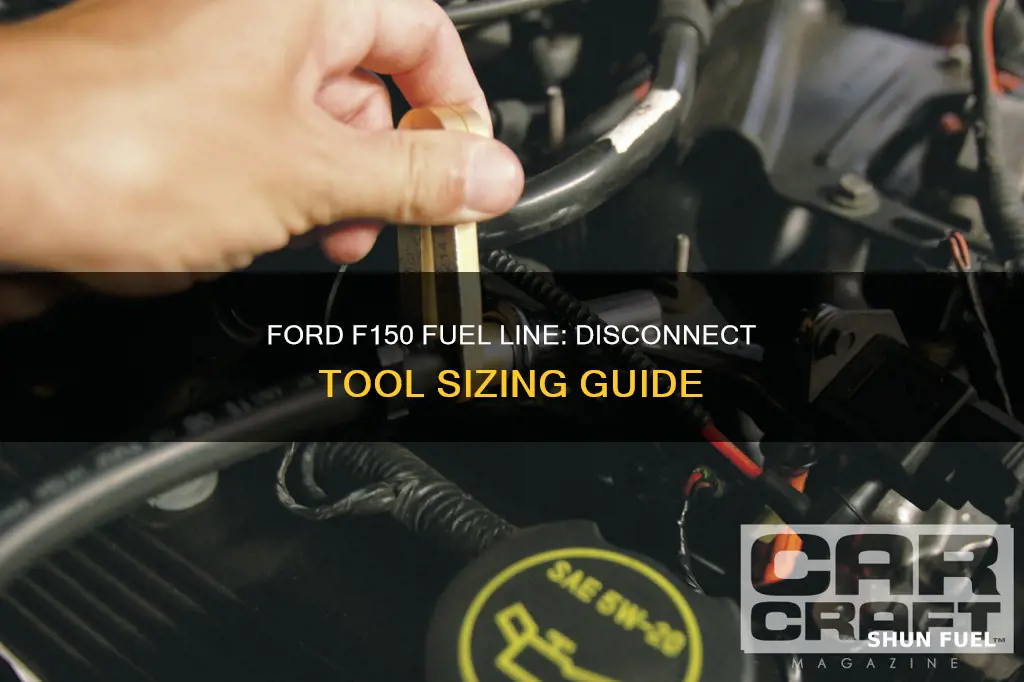 what size fuel line disconnect tool ford f150