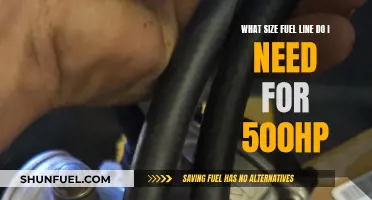 Fuel Line Sizing for 500HP: Choosing the Right Diameter