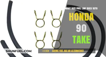 Fuel Line Size for 1970 Honda 90: A Guide