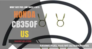 Honda CB350F Fuel Line Sizing: A 1973 Guide